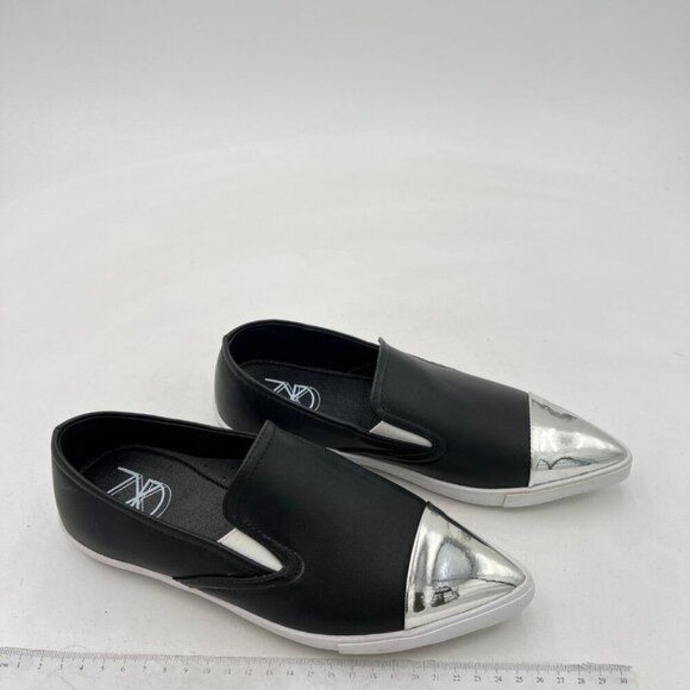 Women's Invisible Height Increasing Elevator Shoes - Black Leather